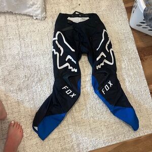 Fox Kids' Black and Blue Racing Pants